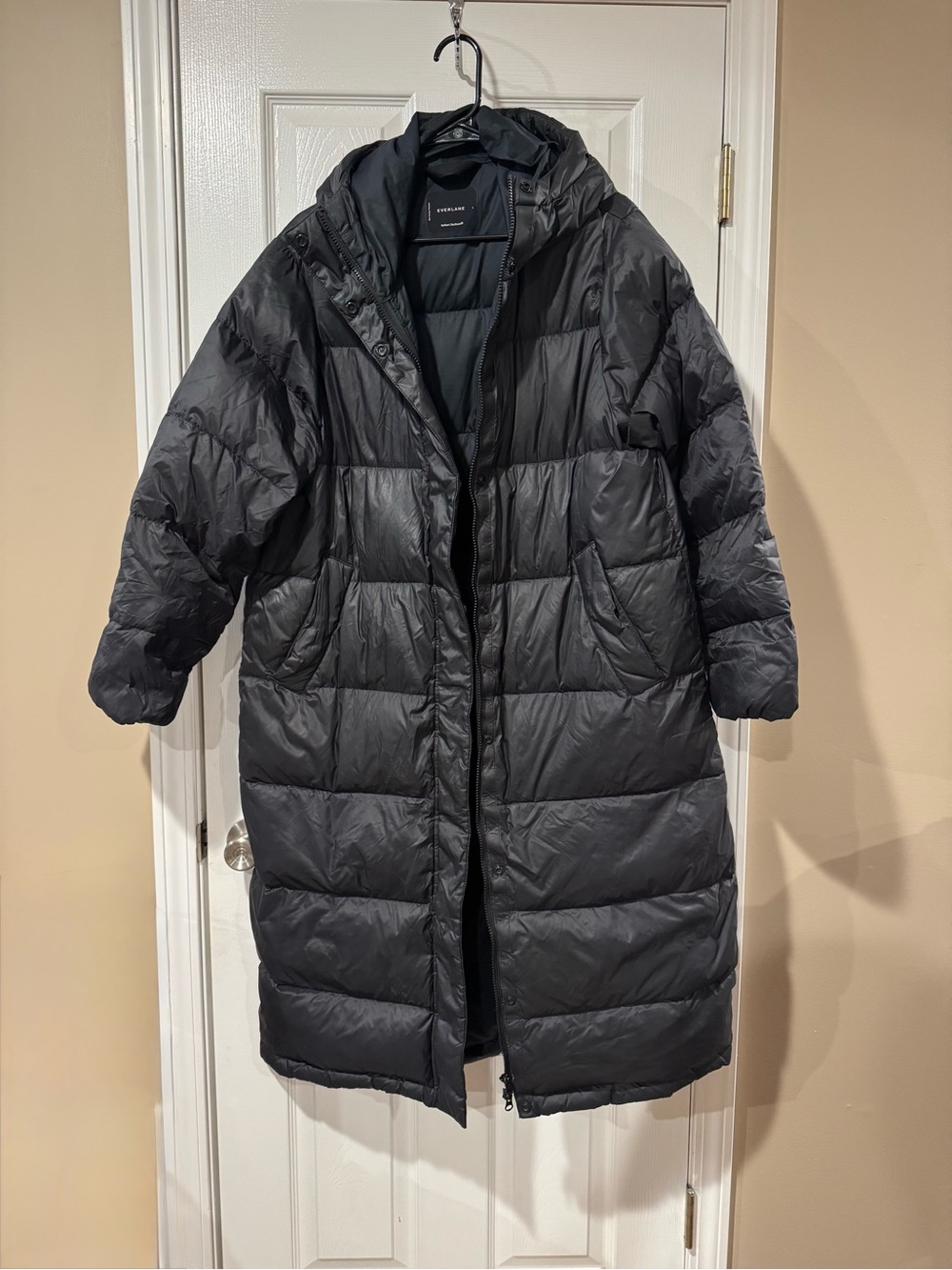 Everlane The Long Re:Down® Puffer black - Picture 4 of 6
